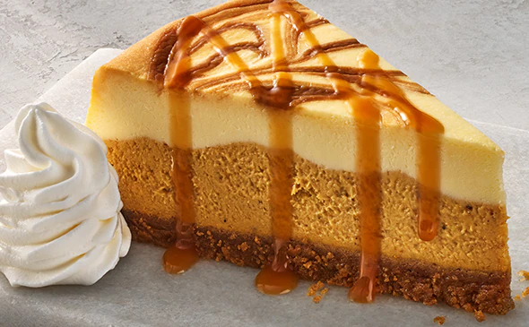 Limited Time Pumpkin Cookie Butter Cheesecake (V)