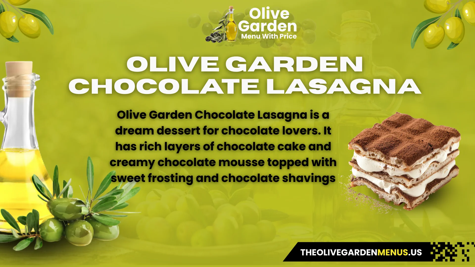 Olive Garden Chocolate Lasagna