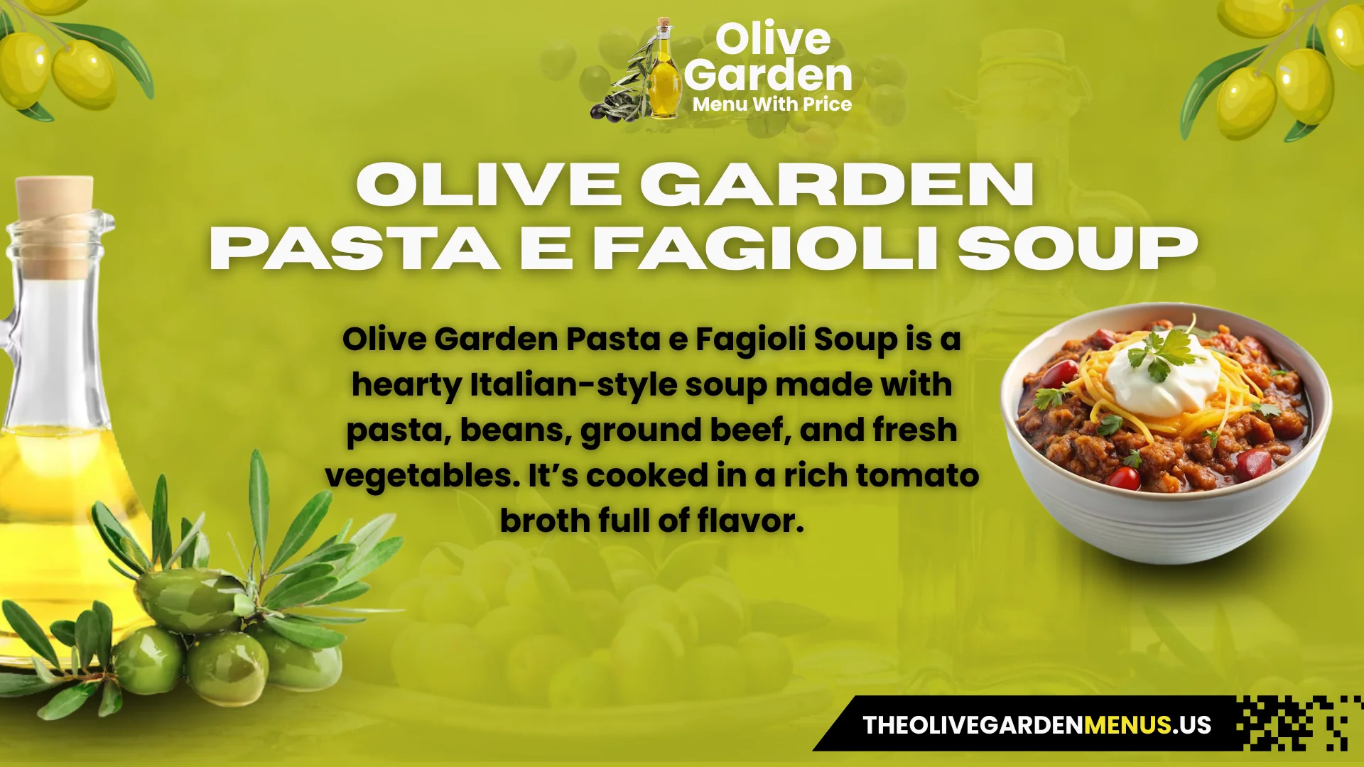 Olive Garden Pasta e Fagioli Soup