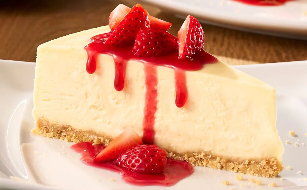 Sicilian Cheesecake with Strawberry Topping (V)