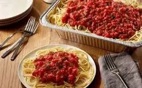 Spaghetti with Marinara Sauce (Serves 4 - 6)