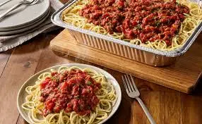 Spaghetti with Meat Sauce (Serves 4 - 6)