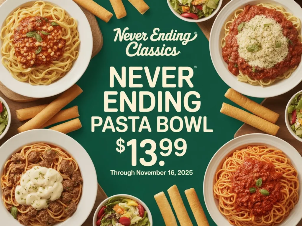 Never Ending Classics at Olive Garden