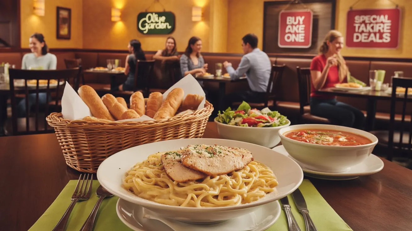 Olive Garden Special menu